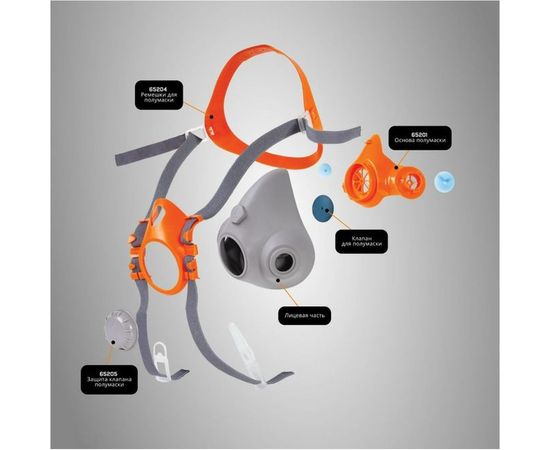 Комплект для защиты дыхания Jeta Safety J-SET, размер S, 6500K-S Комплект – изображение 11