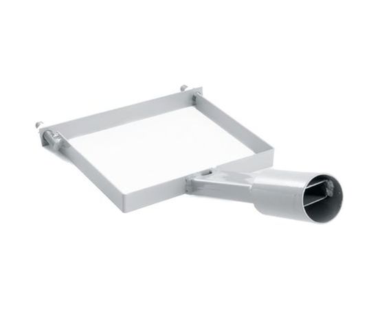 Кронштейн FERON ДС-3-48 на опору-столб c 1 хомутом БЕЗ вылета d48mm, серый 41431 – изображение 2