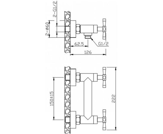 Душевая система Orange Mia M34-922b черная – изображение 5