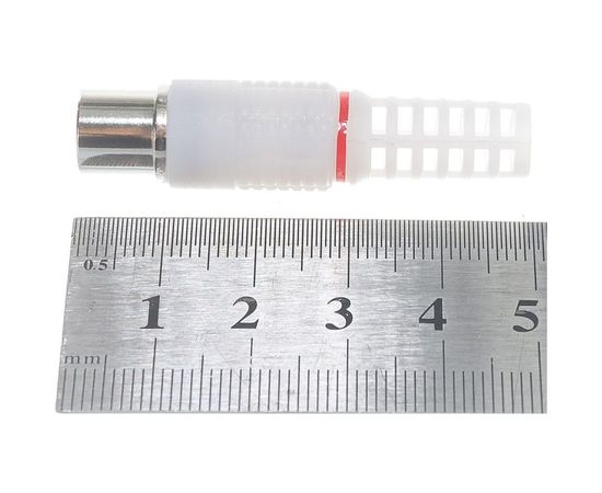 Антенный штекер DORI пластик белый 1 шт. в блистере 2322 – изображение 2