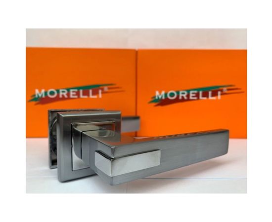 Дверная ручка MORELLI "Jura", цвет-мат.хром/хром DIY MH-43 SC/CP-S 9011771 – изображение 4