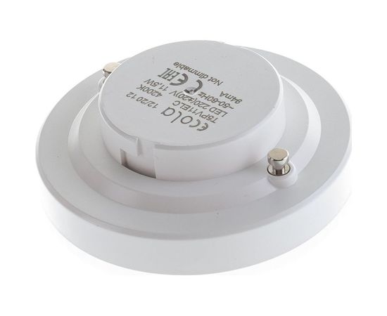 Светодиодная лампа Ecola Light GX53 LED 11,5W Tablet 220V 4200K 27x75 матовое стекло /композит/ 30000h T5PV11ELC – изображение 3