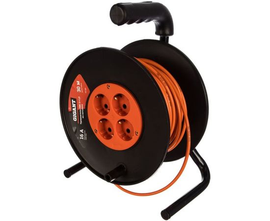 Удлинитель Gigant ПВС 3х1,5 30м на катушке PE-020 (Россия) – изображение 4