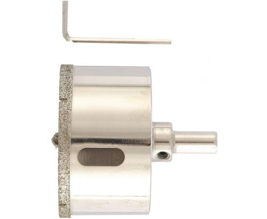 Сверло алмазное по керамограниту (68х67 мм; 3-гранный хвостовик) MATRIX 726683 – изображение 2