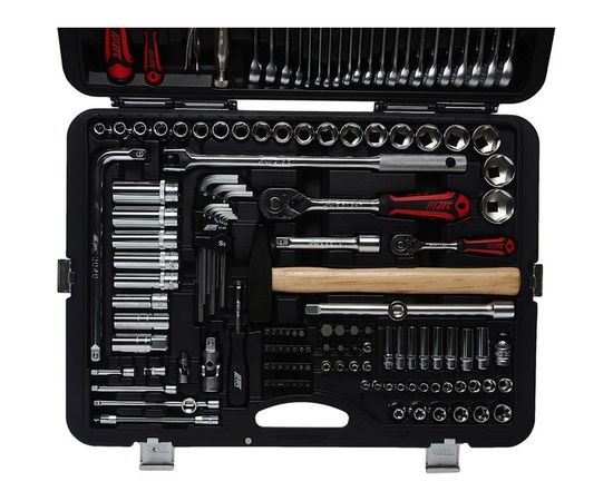 Набор 6-гранных инструментов 1/4" & 1/2" в кейсе, 156шт JTC JTC-H156C-B72 – изображение 3