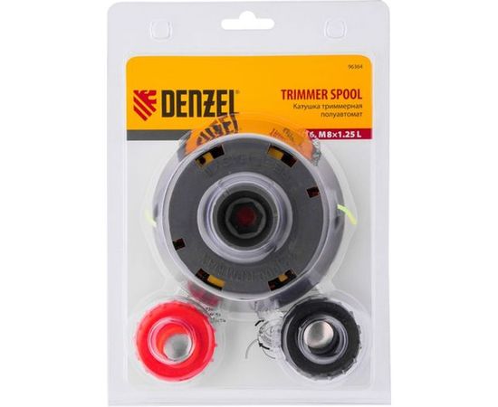 Катушка триммерная полуавтоматическая DENZEL 96364 – изображение 3