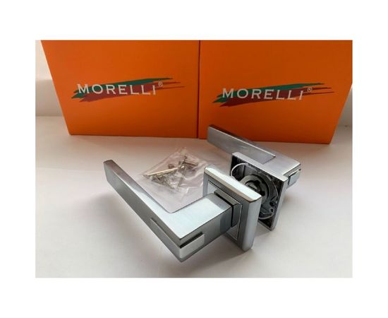 Дверная ручка MORELLI "Jura", цвет-мат.хром/хром DIY MH-43 SC/CP-S 9011771 – изображение 5
