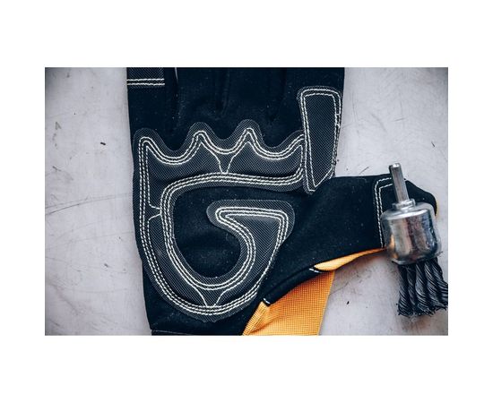 Перчатки антивибрационные Jeta Safety черно-желтые JAV01-VP-9/L – изображение 4