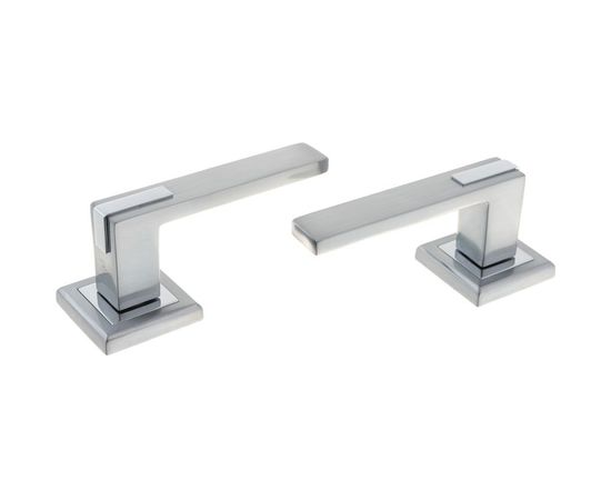 Дверная ручка MORELLI "Jura", цвет-мат.хром/хром DIY MH-43 SC/CP-S 9011771 – изображение 6