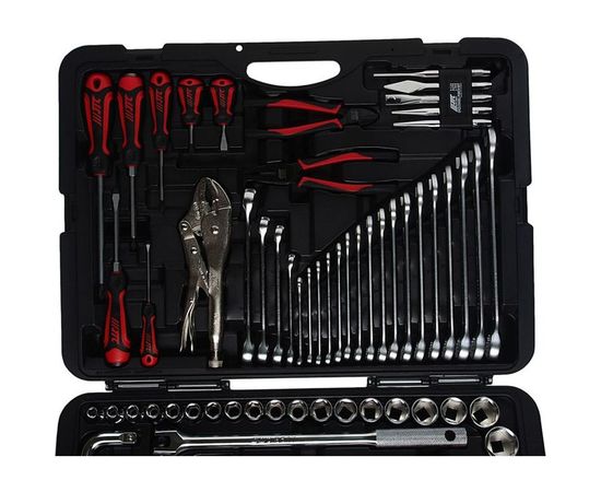 Набор 6-гранных инструментов 1/4" & 1/2" в кейсе, 156шт JTC JTC-H156C-B72 – изображение 4