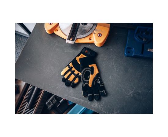 Перчатки антивибрационные Jeta Safety черно-желтые JAV01-VP-9/L – изображение 5