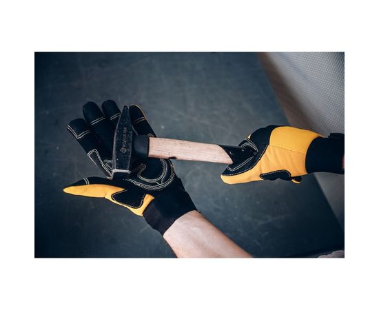 Перчатки антивибрационные Jeta Safety черно-желтые JAV01-VP-9/L – изображение 6