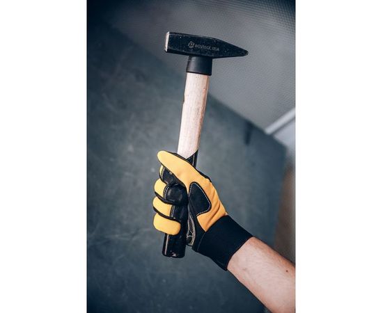 Перчатки антивибрационные Jeta Safety черно-желтые JAV01-VP-9/L – изображение 8