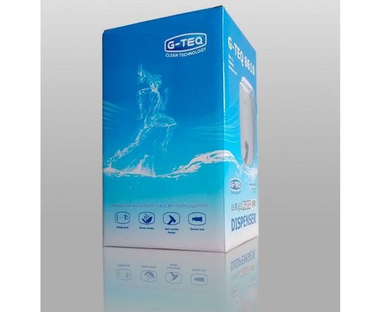 Дозатор для жидкого мыла 0,5 л. G-teq 8605 металл – изображение 4