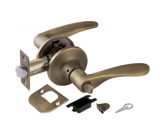 Ручка защелка PUNTO 6020 MAB-B фик. мат. бронза 34643 