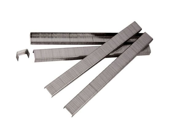 Скобы для пневматического степлера (8 мм, шир. - 1,2 мм, тол. - 0,6 мм, шир. скобы - 11,2 мм, 5000 шт.) MATRIX 57654 