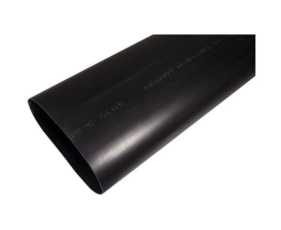Клеевая термоусадка REXANT 180.0/58.0мм, 3:1, 1м, черная 26-0180 
