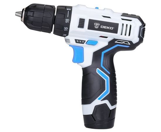 Аккумуляторная дрель-шуруповёрт DEKO GCD12DU3 SNOW WHITE SET1 063-4170 