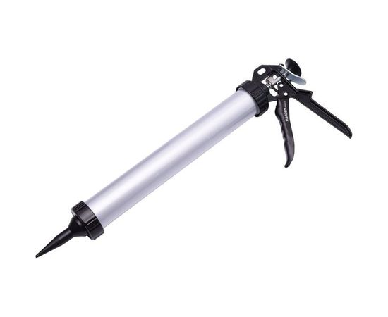 Закрытый профессиональный пистолет для герметика HARDEN алюминиевый корпус, 600 мл 620419 