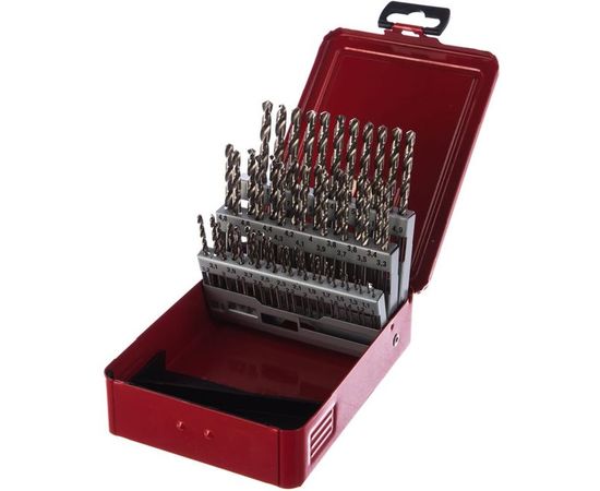 Набор сверл HSS-G 1,0 - 5,9 мм 50 шт. RUKO 214217 