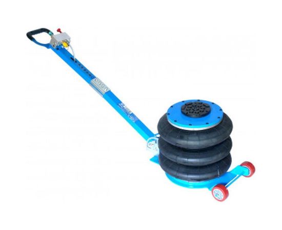 Пневматический 3-секционный домкрат с ручкой AE&T 5т T08105A 