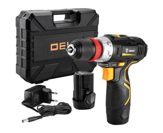 Аккумуляторная дрель-шуруповерт DEKO GCD12DU3 063-4115 