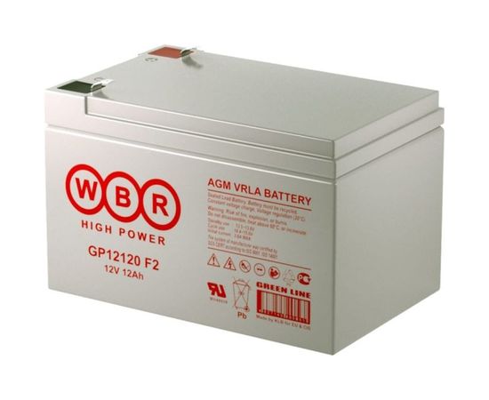 Аккумулятор GP12120 для ИБП WBR GP12120WBR – изображение 3