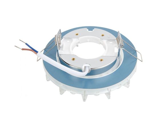 Встраиваемый потолочный светильник без лампы Sholtz для GX53 D120 Стекло/хром FGX3095 – изображение 3