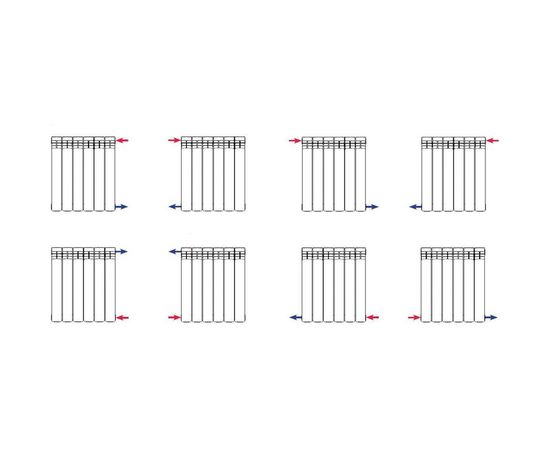 Биметаллический радиатор RIFAR B-500, 5 секций – изображение 2