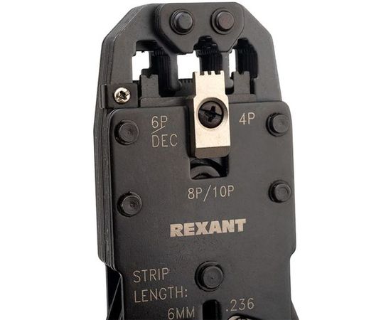 Кримпер REXANT HT-200R для обжима 10P10C, 8P8C, 6P6C, 4P4C 12-3442-1 – изображение 8