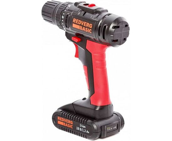 Аккумуляторная дрель-шуруповерт REDVERG Basic SD18L/1-2 6628621 – изображение 8