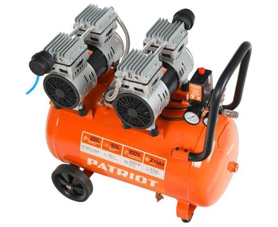 Поршневой безмасляный компрессор PATRIOT WO 50-300 525301925 – изображение 7