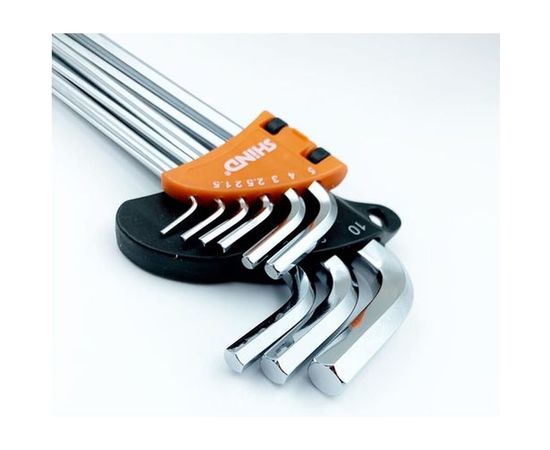 Набор шестигранных ключей SHIND Hex 9 шт 94339 – изображение 4