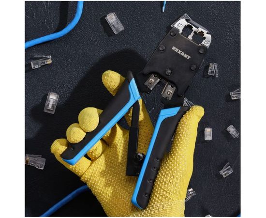 Кримпер для обжима REXANT HT-500R 8P8C, 6P4C 12-3434-1 – изображение 9