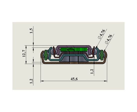 Шариковые направляющие SAMET SO CLASS накладные, высота 46 мм, без доводчика, 450 мм СТ-00001287 – изображение 4