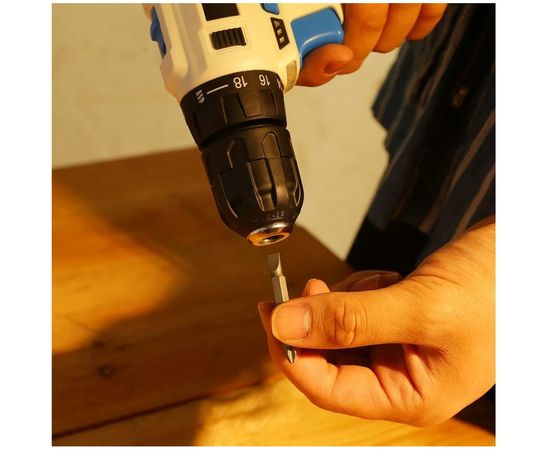 Аккумуляторная дрель-шуруповёрт DEKO GCD12DU3 SNOW WHITE SET1 063-4170 – изображение 5