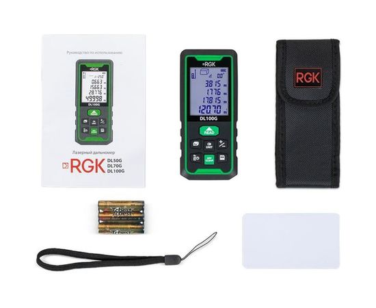 Лазерный дальномер с угломером RGK DL100G 778190 – изображение 3