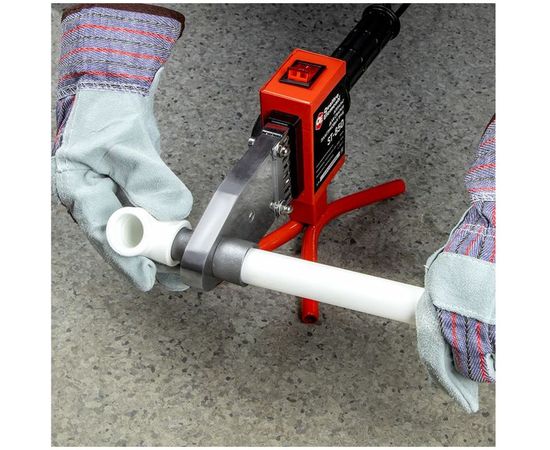 Сварочный аппарат для пластиковых труб QUATTRO ELEMENTI ST-850 850 Вт, насадки 20-32 мм, кейс 793-329 – изображение 3