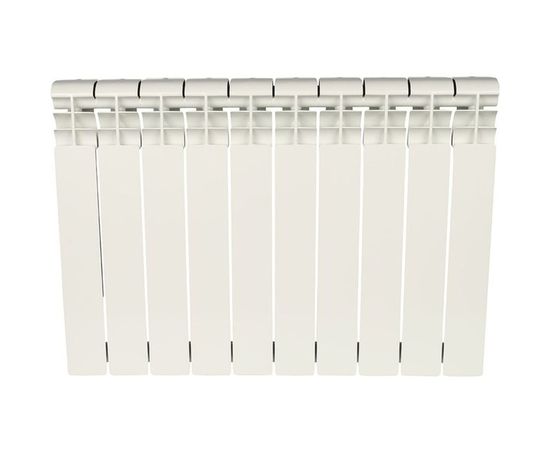 Алюминиевый радиатор ROMMER Profi 500 AL500-80-80-100 10 секций RAL9016 82485 – изображение 3