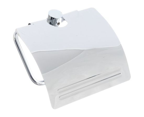 Держатель туалетной бумаги SIBO LAZIO с крышкой, хром SI11105 – изображение 2