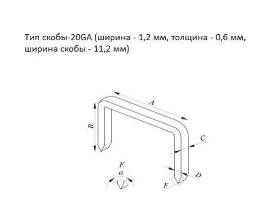 Пневматический степлер MATRIX 57420 – изображение 5
