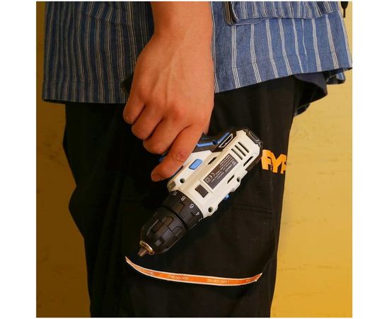 Аккумуляторная дрель-шуруповёрт DEKO GCD12DU3 SNOW WHITE SET1 063-4170 – изображение 2