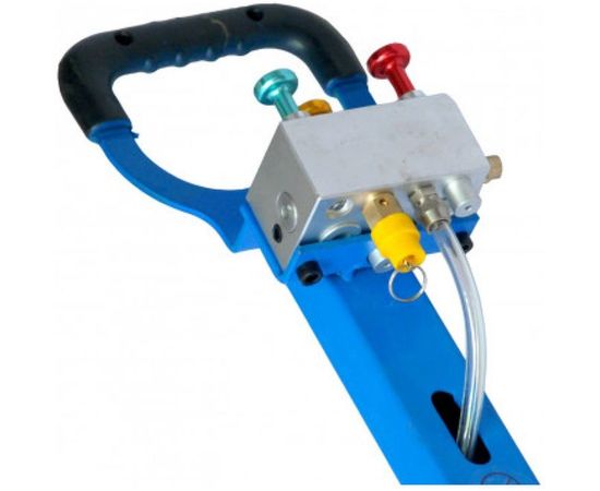 Пневматический 3-секционный домкрат с ручкой AE&T 5т T08105A – изображение 5