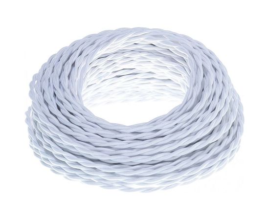 Витой провод Retrika ретро 2х2.5 белый, 50м RP-22501 – изображение 7