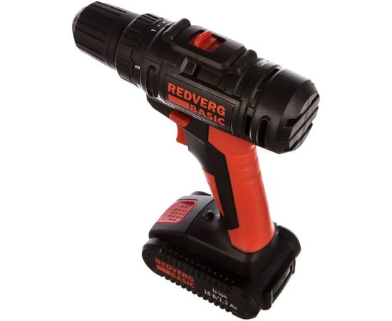 Аккумуляторная дрель-шуруповерт REDVERG Basic SD18L/1-2 6628621 – изображение 2