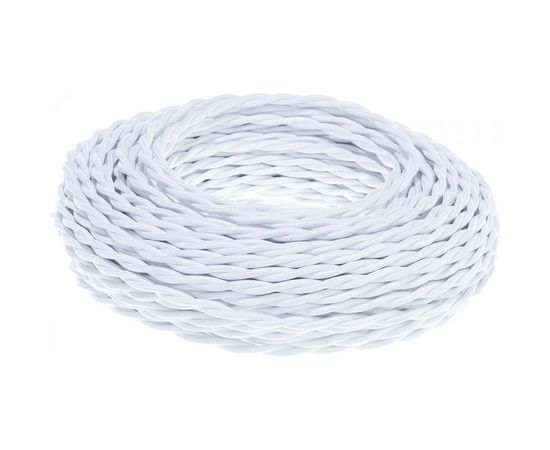 Витой провод Retrika ретро 2х2.5 белый, 50м RP-22501 – изображение 2