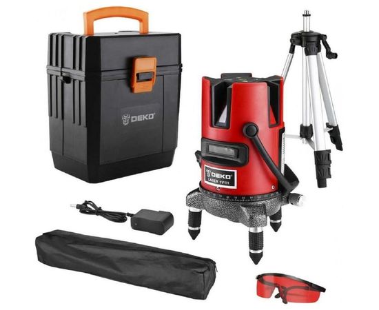 Самовыравнивающийся лазерный уровень DEKO DKLL02RB SET 4 065-0273 