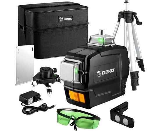 Лазерный самовыравнивающийся уровень DEKO DKLL12PG1 360/3 SET2 065-0235 