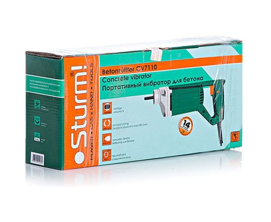Портативный вибратор для бетона Sturm CV71101 – изображение 2