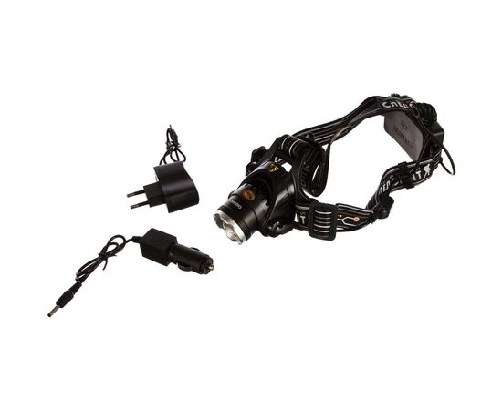 Налобный фонарь Следопыт Эон, 1L, zoom аккумулятор, 220B+12B PF-PFL-HL28 – изображение 2